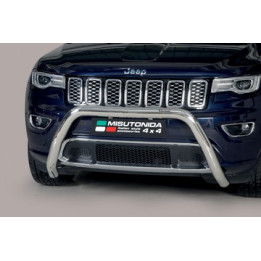 EC Homologated Bullbar, Misutonida 4x4 Super Bar, Color Silver, Jeep Grand Cherokee - EDK.ro