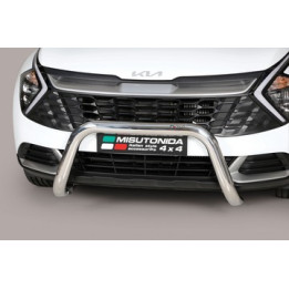 EC Homologated Bullbar, Misutonida 4x4 Super Bar, Color Silver, Kia Sportage - EDK.ro