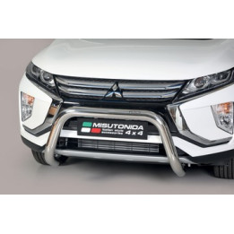 EC Homologated Bullbar, Misutonida 4x4 Super Bar, Color Black, Mitsubishi Eclipse Cross - EDK.ro