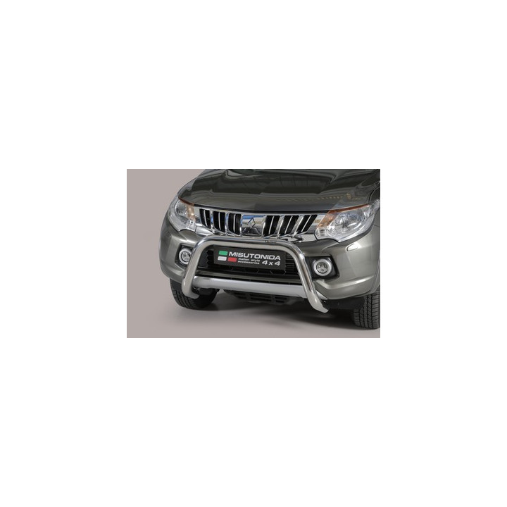 Bullbar Omologat RAR, Misutonida 4x4 Super Bar, Culoare Argintiu, Mitsubishi L200 2015 - 2018 - EDK.ro