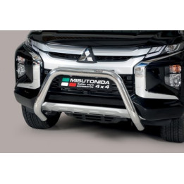 Bullbar Omologat RAR, Misutonida 4x4 Super Bar, Culoare Argintiu, Mitsubishi L200 2019 - Prezent - EDK.ro