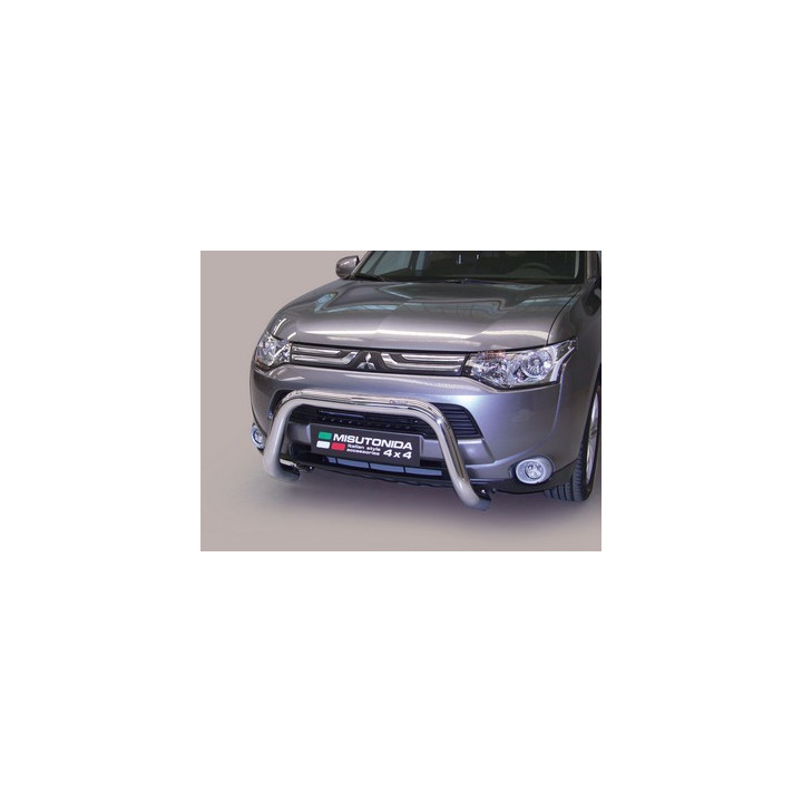 EC Homologated Bullbar, Misutonida 4x4 Super Bar, Color Silver, Mitsubishi Outlander - EDK.ro