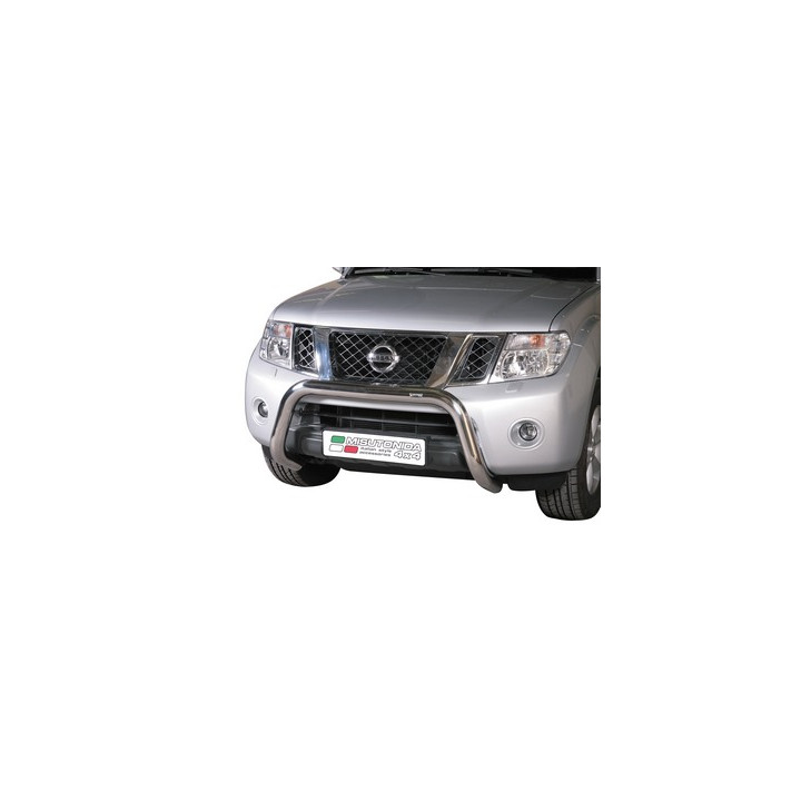 Bullbar Omologat RAR, Misutonida 4x4 Super Bar, Culoare Argintiu, Nissan Navara 2010 - 2015 - EDK.ro