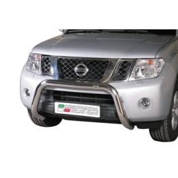 EC Homologated Bullbar, Misutonida 4x4 Super Bar, Color Black, Nissan Navara 2010 - 2015 - EDK.ro