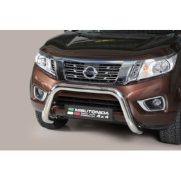 EC Homologated Bullbar, Misutonida 4x4 Super Bar, Color Silver, Nissan Navara 2016 - Present - EDK.ro