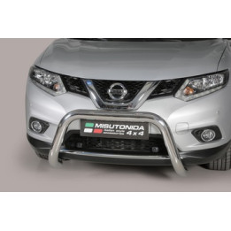 EC Homologated Bullbar, Misutonida 4x4 Super Bar, Color Silver, Nissan X-Trail - EDK.ro
