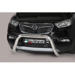 EC Homologated Bullbar, Misutonida 4x4 Super Bar, Color Black, Opel Mokka X - EDK.ro