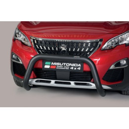 Bullbar Omologat RAR, Misutonida 4x4 Super Bar, Culoare Negru, Peugeot 3008 - EDK.ro