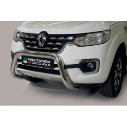 Bullbar Omologat RAR, Misutonida 4x4 Super Bar, Culoare Argintiu, Renault Alaskan - EDK.ro