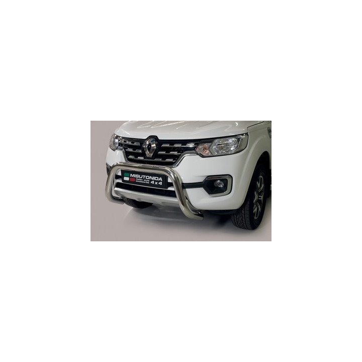 EC Homologated Bullbar, Misutonida 4x4 Super Bar, Color Silver, Renault Alaskan - EDK.ro