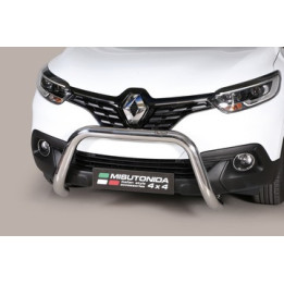 EC Homologated Bullbar, Misutonida 4x4 Super Bar, Color Silver, Renault Kadjar - EDK.ro