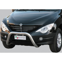 EC Homologated Bullbar, Misutonida 4x4 Super Bar, Color Black, SsangYong Actyon - EDK.ro