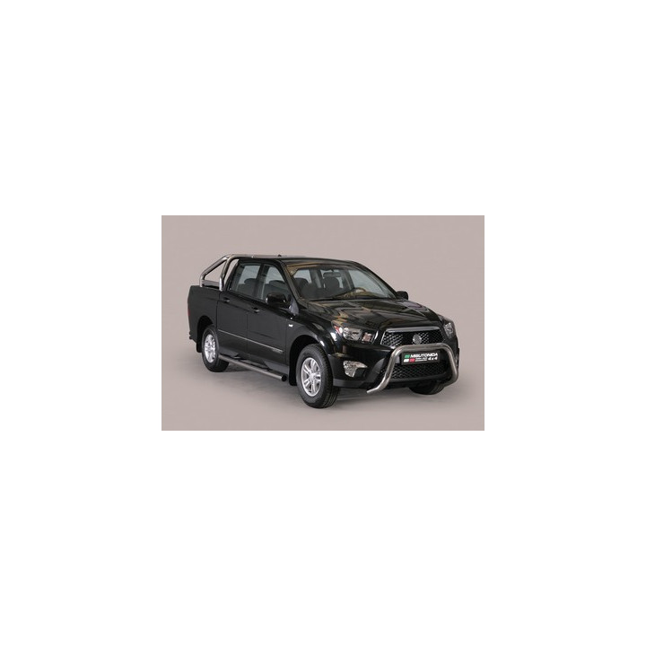 Bullbar Omologat RAR, Misutonida 4x4 Super Bar, Culoare Negru, SsangYong Actyon Sports - EDK.ro