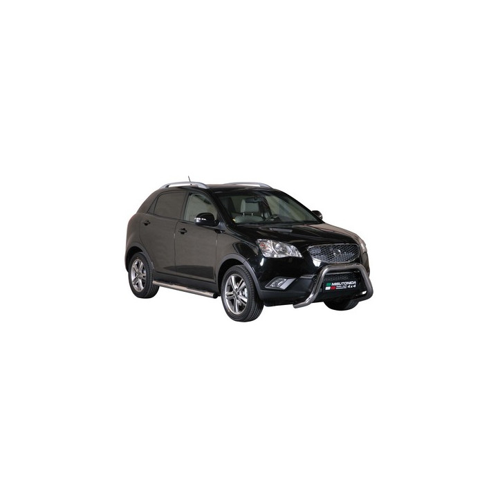 EC Homologated Bullbar, Misutonida 4x4 Super Bar, Color Black, SsangYong Korando - EDK.ro