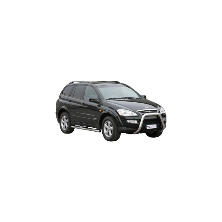 EC Homologated Bullbar, Misutonida 4x4 Super Bar, Color Silver, SsangYong Kyron - EDK.ro