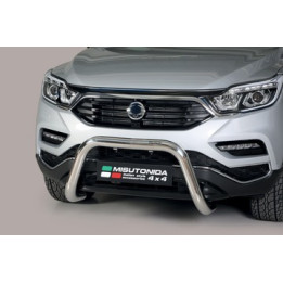 EC Homologated Bullbar, Misutonida 4x4 Super Bar, Color Silver, SsangYong Musso - EDK.ro