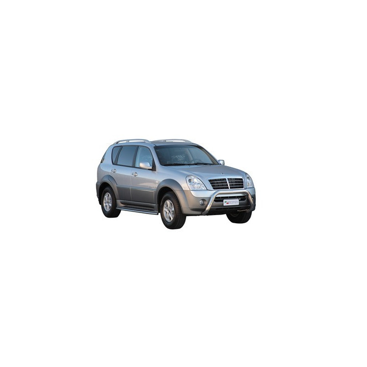 EC Homologated Bullbar, Misutonida 4x4 Super Bar, Color Silver, SsangYong Rexton - EDK.ro