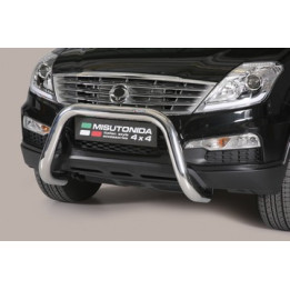 Bullbar Omologat RAR, Misutonida 4x4 Super Bar, Culoare Argintiu, SsangYong Rexton - EDK.ro