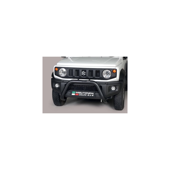 EC Homologated Bullbar, Misutonida 4x4 Super Bar, Color Black, Suzuki Jimny - EDK.ro