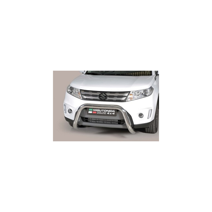 EC Homologated Bullbar, Misutonida 4x4 Super Bar, Color Silver, Suzuki Vitara - EDK.ro