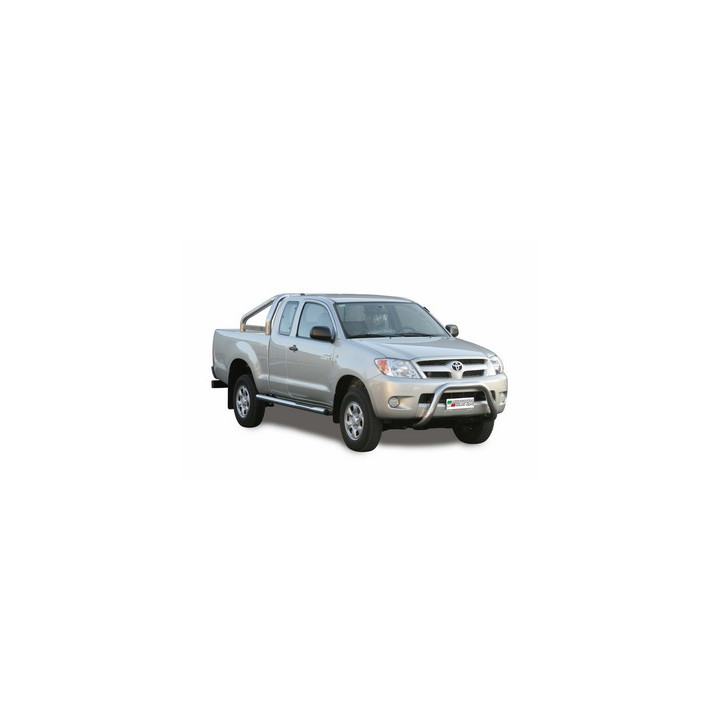 EC Homologated Bullbar, Misutonida 4x4 Super Bar, Color Silver, Toyota Hilux 2006 - 2011 - EDK.ro