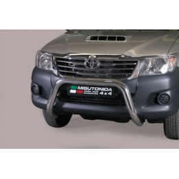 EC Homologated Bullbar, Misutonida 4x4 Super Bar, Color Black, Toyota Hilux 2011 - 2015 - EDK.ro