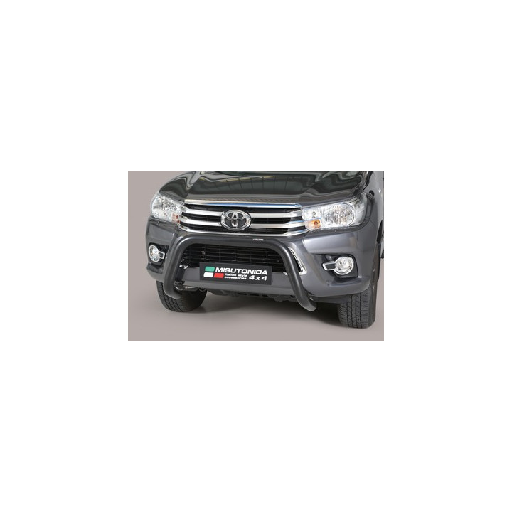 Bullbar Omologat RAR, Misutonida 4x4 Super Bar, Culoare Negru, Toyota Hilux 2016 - 2020 - EDK.ro