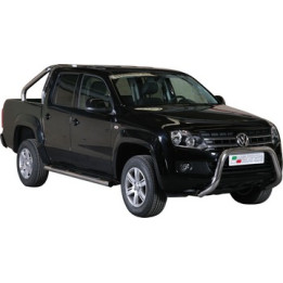 EC Homologated Bullbar, Misutonida 4x4 Super Bar, Color Silver, Volkswagen Amarok 2010 - 2022 - EDK.ro