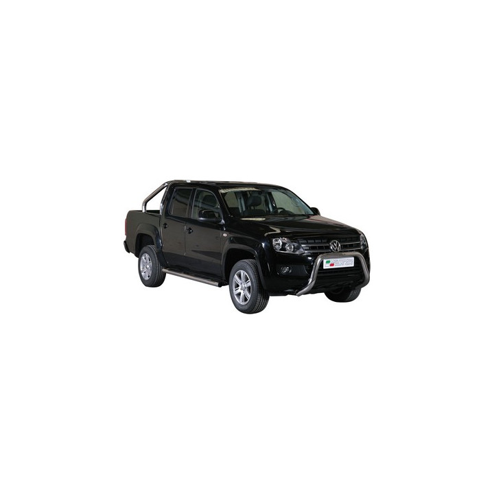 EC Homologated Bullbar, Misutonida 4x4 Super Bar, Color Silver, Volkswagen Amarok 2010 - 2022 - EDK.ro