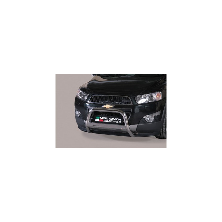 EC Homologated Bullbar, Misutonida 4x4 Medium Bar, Color Silver, Chevrolet Captiva - EDK.ro