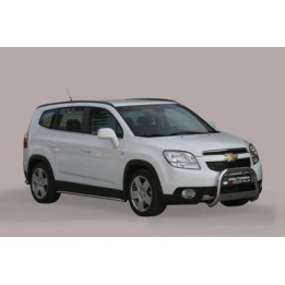 EC Homologated Bullbar, Misutonida 4x4 Medium Bar, Color Silver, Chevrolet Orlando - EDK.ro