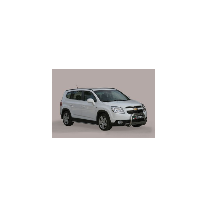 EC Homologated Bullbar, Misutonida 4x4 Medium Bar, Color Silver, Chevrolet Orlando - EDK.ro