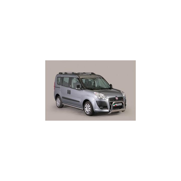 EC Homologated Bullbar, Misutonida 4x4 Medium Bar, Color Black, Fiat Doblò - EDK.ro