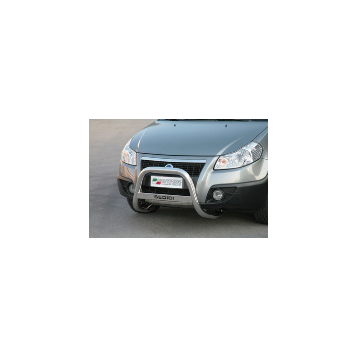 EC Homologated Bullbar, Misutonida 4x4 Medium Bar, Color Black, Fiat Sedici - EDK.ro