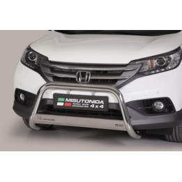 EC Homologated Bullbar, Misutonida 4x4 Medium Bar, Color Silver, Honda CR-V - EDK.ro