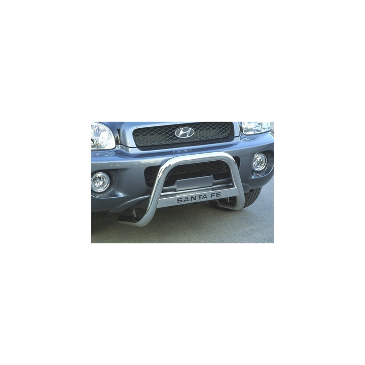 EC Homologated Bullbar, Misutonida 4x4 Medium Bar, Color Silver, Hyundai Santa Fe - EDK.ro