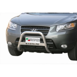 EC Homologated Bullbar, Misutonida 4x4 Medium Bar, Color Silver, Hyundai Santa Fe - EDK.ro