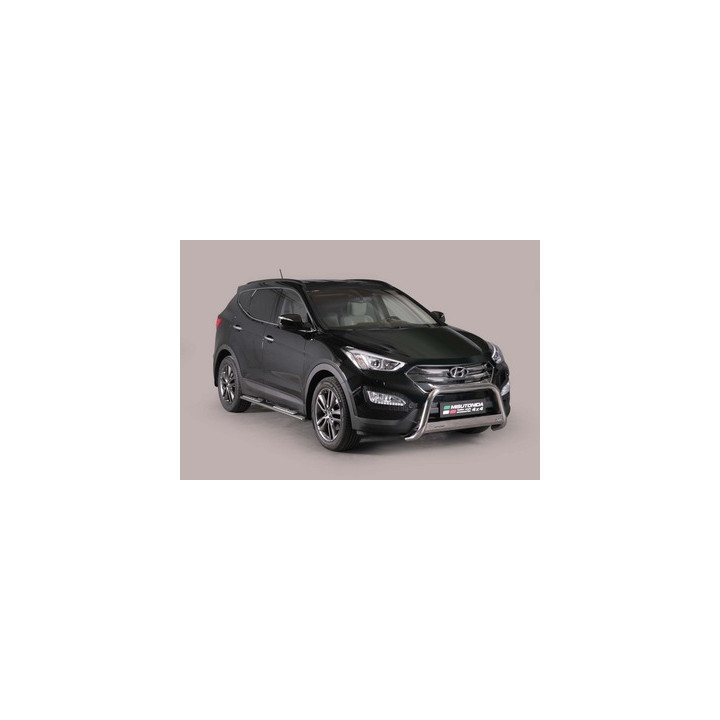 EC Homologated Bullbar, Misutonida 4x4 Medium Bar, Color Silver, Hyundai Santa Fe - EDK.ro