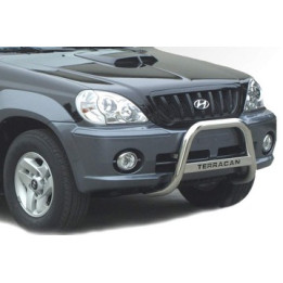 EC Homologated Bullbar, Misutonida 4x4 Medium Bar, Color Silver, Hyundai Terracan - EDK.ro