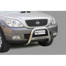Bullbar Omologat RAR, Misutonida 4x4 Medium Bar, Culoare Argintiu, Hyundai Terracan - EDK.ro