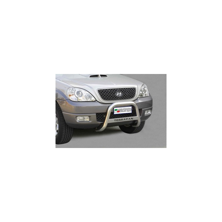 Bullbar Omologat RAR, Misutonida 4x4 Medium Bar, Culoare Negru, Hyundai Terracan - EDK.ro
