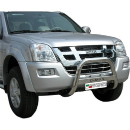 EC Homologated Bullbar, Misutonida 4x4 Medium Bar, Color Silver, Isuzu D-Max - EDK.ro