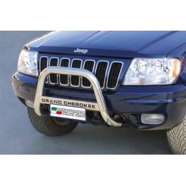 Bullbar Omologat RAR, Misutonida 4x4 Medium Bar, Culoare Argintiu, Jeep Grand Cherokee - EDK.ro