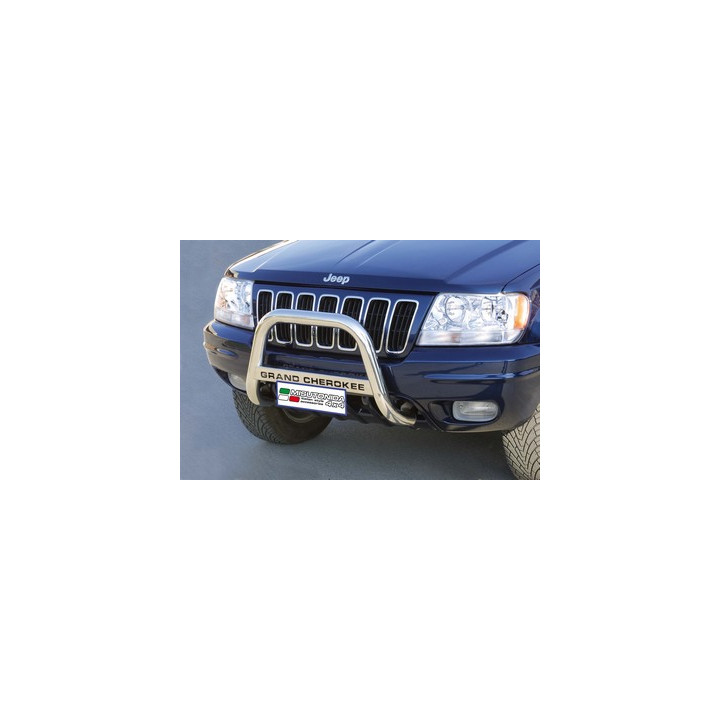 Bullbar Omologat RAR, Misutonida 4x4 Medium Bar, Culoare Argintiu, Jeep Grand Cherokee - EDK.ro