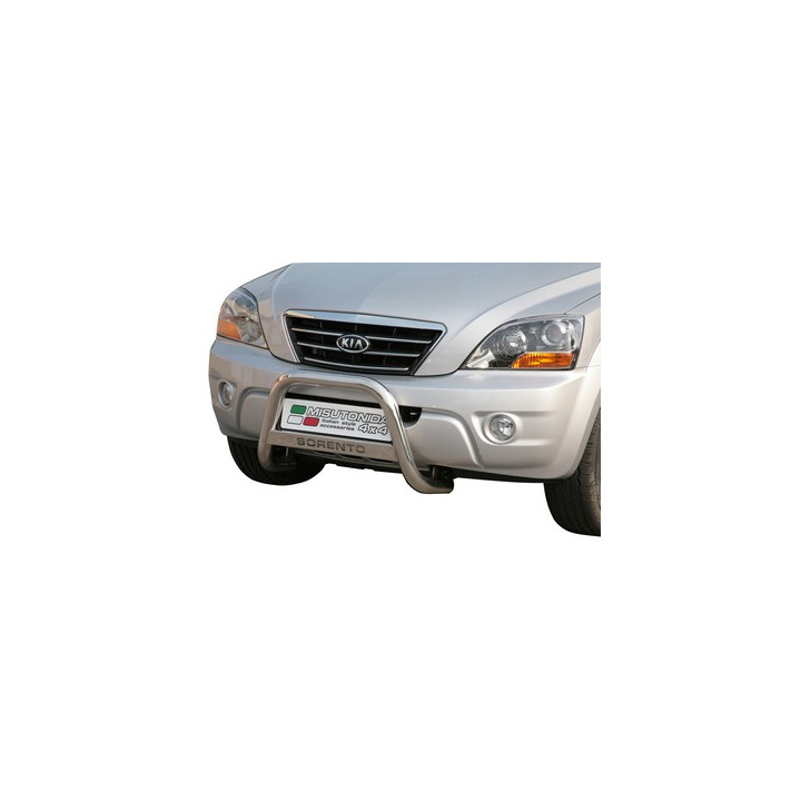 EC Homologated Bullbar, Misutonida 4x4 Medium Bar, Color Black, Kia Sorento - EDK.ro