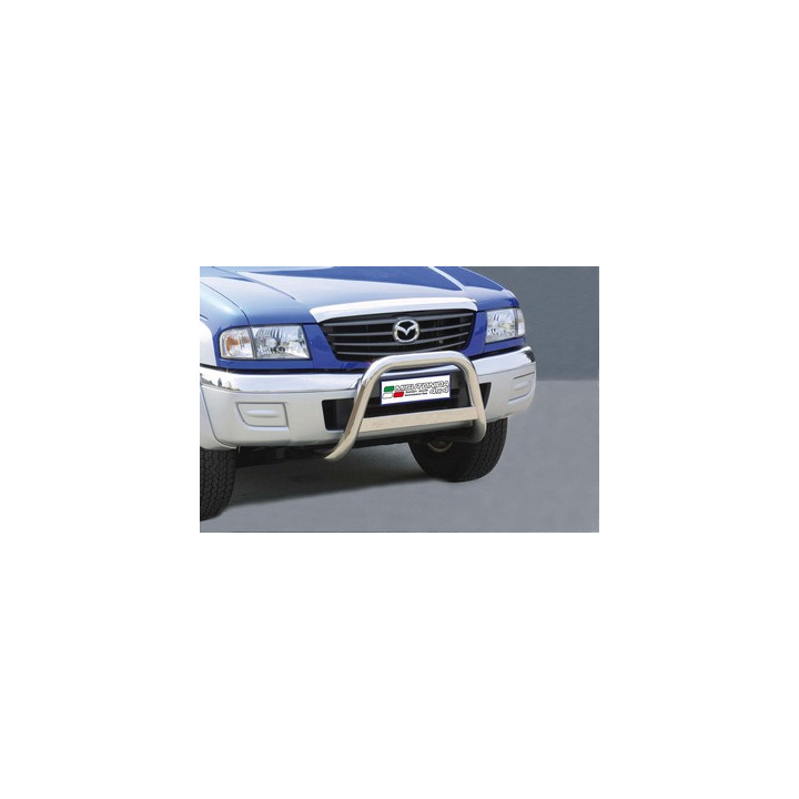EC Homologated Bullbar, Misutonida 4x4 Medium Bar, Color Silver, Mazda B2500 - EDK.ro