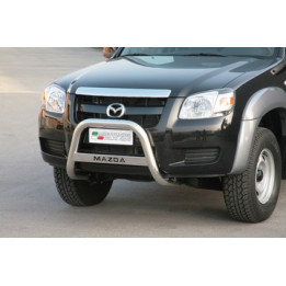 EC Homologated Bullbar, Misutonida 4x4 Medium Bar, Color Silver, Mazda BT-50 - EDK.ro