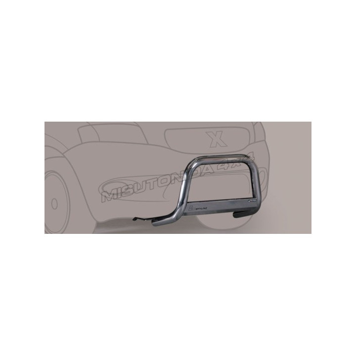 Bullbar Omologat RAR, Misutonida 4x4 Medium Bar, Culoare Argintiu, Mitsubishi Pajero 2000 - 2002 - EDK.ro