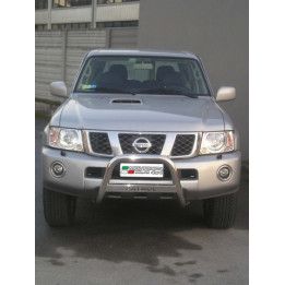 Bullbar Omologat RAR, Misutonida 4x4 Medium Bar, Culoare Negru, Nissan Patrol GR 2005 - Prezent - EDK.ro