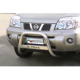 EC Homologated Bullbar, Misutonida 4x4 Medium Bar, Color Silver, Nissan X-Trail - EDK.ro